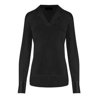 F.it Dames, Blouses & Shirts, Zwart, Maat: 2XL Zijde