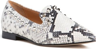 BEAUTIISOLES Celeste Pointed Toe Loafer in Python Snake at Nordstrom, Size 10.5Us