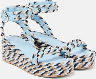 Valentino Garavani Sandali espadrillas Rockstud Torchon