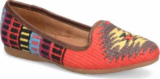 Born Womens Giselle Shoes In Red Multi
