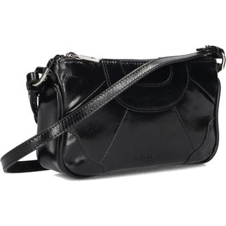 Liebeskind Liebeskind Berlin, Tassen, Dames, Zwart, ONE Size, Wol, Zwarte Crossbodytas voor Stijlvolle Vrouwen