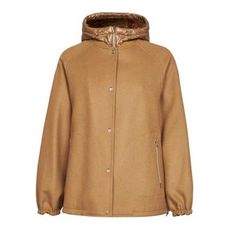 Herno Dames, Jassen, Bruin, Maat: S Nylon