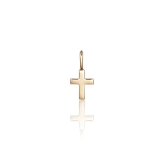 Lily & Roo Solid Gold Individual Tiny Cross Charm