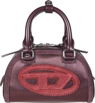 Diesel Dome Suede Crossbody Bag