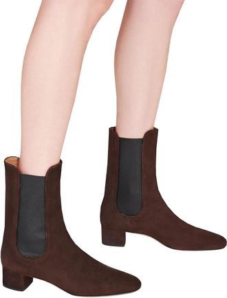 Aquazzura Stiefel - Lyon Bootie 35 Ankle Boots - Gr. 36,5 (EU) - in Braun - für Damen