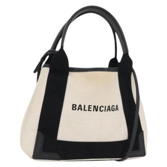 Balenciaga Pre-owned Tote Bags, female, White, Size: ONE SIZE Pre-owned Vintage Hand Bag