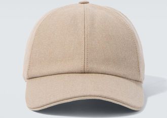 Eleventy Wool, silk, and cashmere baseball cap