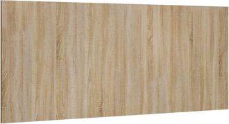 vidaXL Bed Headboard Sonoma Oak 200x1.5x80 cm Engineered Wood Vidaxl
