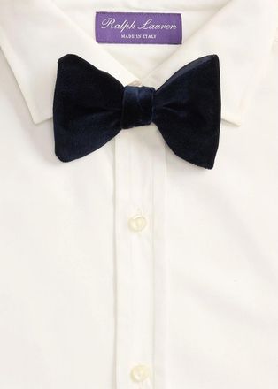 Ralph Lauren Purple Label Mens Velvet and Peau de Soie Bow Tie