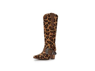 Dingo Spur Crazy Womens Boots Leopard : 8.5 B - Medium, Leather