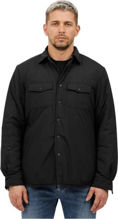 MC2 Saint Barth Lichte Nylon Chalet Jas - Heren - Zomerjassen - Zwart - L - Nylon - Jassen