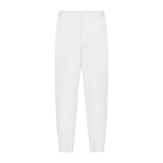A|X Armani Exchange Heren, Broeken, Wit, Maat: W32 Linnen