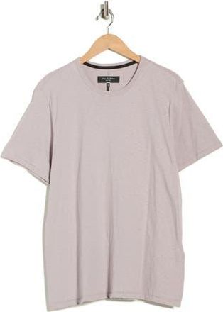 Rag & Bone Classic Cotton Slub Jersey T-Shirt in Grey Purple at Nordstrom Rack, Size Xx-Large
