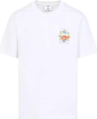 Casablanca bloemen T-shirt
