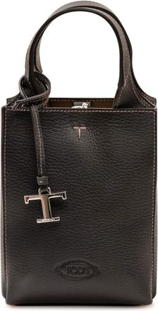 Tod's Dark Brown Logo Mini Crossbody Bag