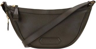Tom Ford Tassen, Dames, Groen, ONE Size, Leer, Schoudertas
