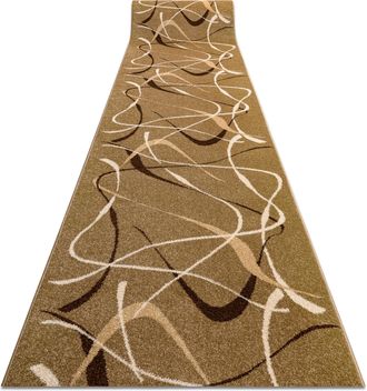 RugsX Rugsx - Alfombra De Pasillo Karmel Fryz - Choco Marr&oacute;n Claro 100 Cm Brown 100x1000 Cm