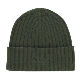 Saint Barth Accessoires, Heren, Groen, ONE Size, Wol, Wengen Beanie