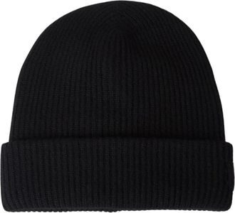 Meta Campania Collective Cashmere Gebreide Beanie Hoed - Heren - Hoeden - Zwart - ONE Size - Kasjmier - Accessoires
