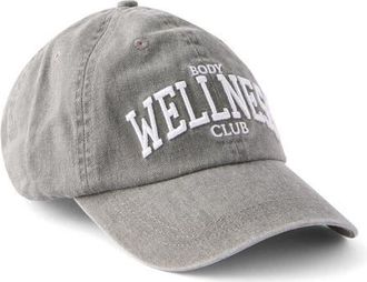 Cotton On Womens Active Club Cap in Wellness Washed Grey at Nordstrom