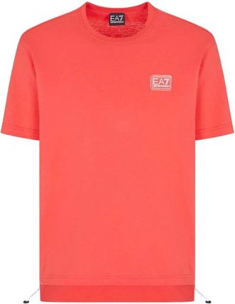 Emporio Armani Emporio Armani Ea7, Hombre, Camisetas, Rojo, Talla: S