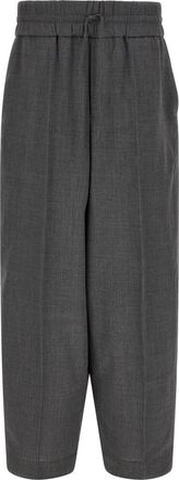 Ami Wijde broek - Heren - Straight fit broeken - Grijs - S - Katoen - Broeken