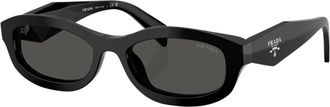 Prada PR D24S Zonnebril - Dames - Accessoires - Zwart - Maat: 54 MM Polyamide