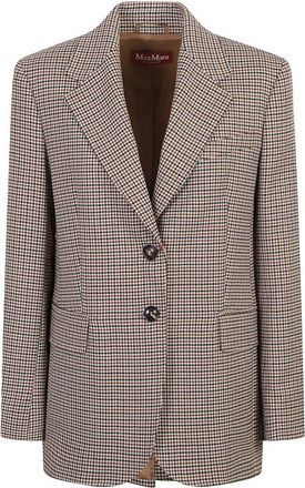 Max Mara Salice Blazer - Dames - Blazers - Veelkleurig - S - Wol - Jassen