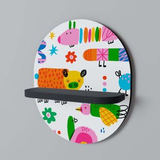 OEM El Poder De La Imaginaci&oacute;n Estante Ovalado Negro