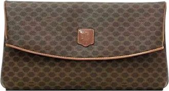 Celine Pre-owned Clutches, female, Brown, Size: ONE SIZE Pre-owned Leather celine-bags