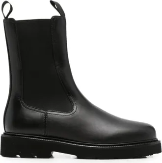 Henderson Baracco Schoenen, Dames, Zwart, 38 1/2 EU, Leer, Libby Chelsea Boot