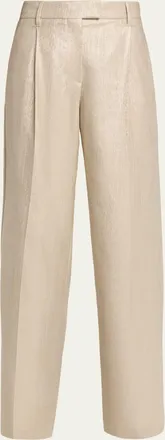 Brunello Cucinelli Loose Pleated Trousers