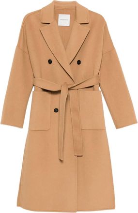 Ermanno Scervino Cappotto doppiopetto con cintura - Toni neutri