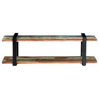Berkfield Home TV Cabinet 130x40x40 cm Solid Reclaimed Wood | Size: 130 x 40 x 40 cm