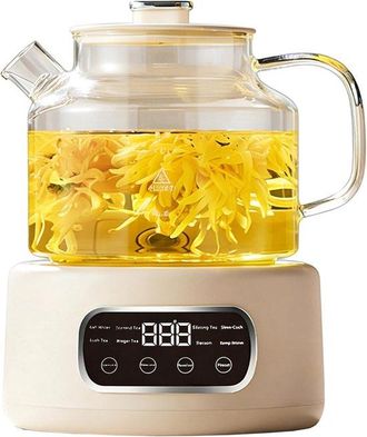OEM Hervidor De Agua De 1,2 L - Vidrio De Borosilicato - Control Digital De Temperatura - Temporizador De 24 Horas - Para T&eacute;, Guisos Y Postres