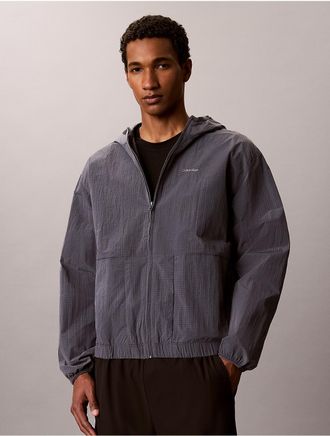 Calvin Klein Calvin Klein Mens Nylon Woven Jacket - Grey - 2XL