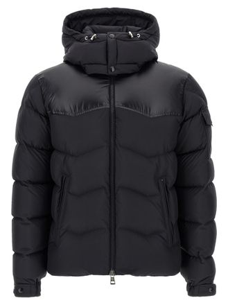 Moncler Black Quilted Down Jacket