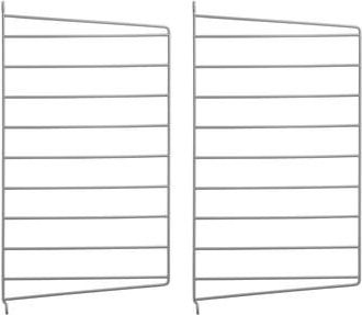 String Furniture Wall mount String System - Grey - Lacquered metal - Designer Nils Strinning