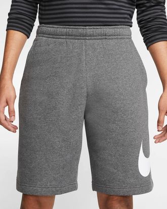 Nike Sportswear Club Shorts In Charcoal Heather