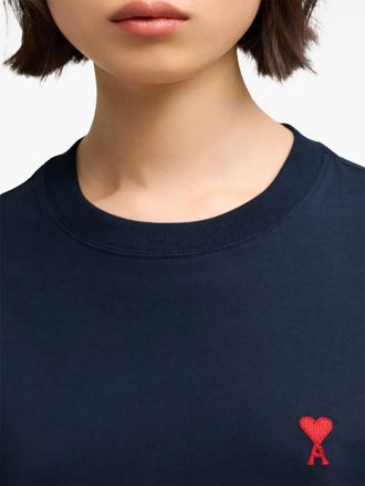 Ami Tshirt Manches Longues AMI Paris De Coeur Rouge