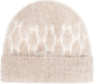H&eacute;st Gera Beanie - Dames - Hoeden - Beige - ONE Size - Wol - Accessoires