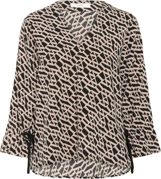 Inwear Overhemden, Dames, Zwart, M, Polyester, Stijlvolle Top met Letters