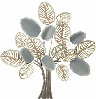 DKD Home Decor Decorazione da Parete DKD Home Decor Albero Metallo Multicolore Moderno (96 x 7,6 x 100 cm)