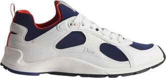 Dior Mile Sneaker - Heren - Sneakers - Wit - 43 EU - Katoen - Schoenen