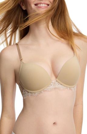 Skarlett Blue Entice Push-up Bra in Nylon/white at Nordstrom, Size 32Ddd