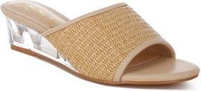 London Rag Osminda Wedge Sandal in Natural at Nordstrom Rack, Size 6.5