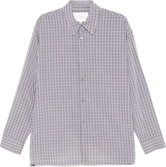 STUDIO NICHOLSON Camicia a quadri - Toni neutri