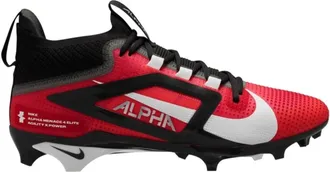 Nike Alpha Menace 4 Elite FD7036-600 Mens Red Football Cleats GBNC1535