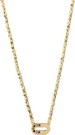 Officina Bernardi 18kt yellow gold Dea diamond necklace - women - 18kt Yellow Gold/Diamond - 41