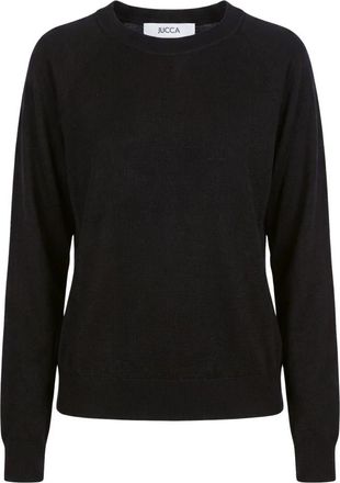 Jucca Ronde hals gebreide kleding - Dames - Ronde hals truien - Zwart - M - Truien & Vesten
